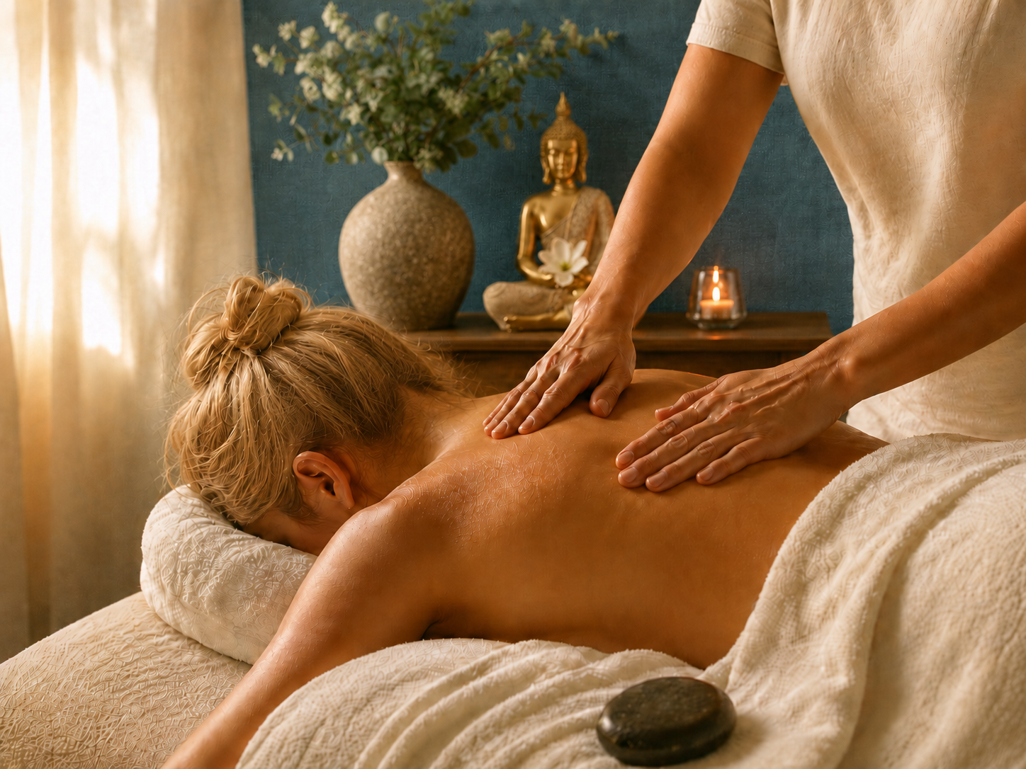 Individuelle Wohlfühlmassage mit klassischen Massagegriffen und Hot Stone bei Joanna's Studio in Borken